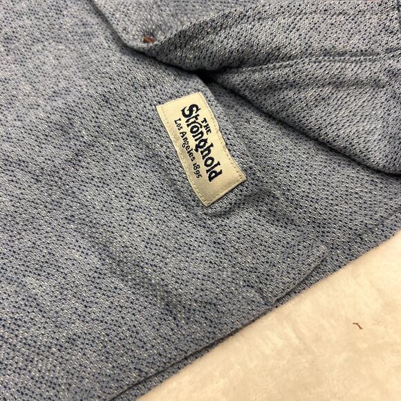 The Stronghold Shirt Mens 3XL Blue Flannel Button Down Los Angeles Casual - Picture 5 of 8